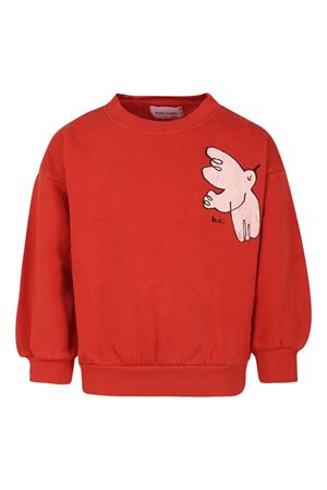 felpa in cotone rosso BOBO CHOSES KIDS | B224AC040.